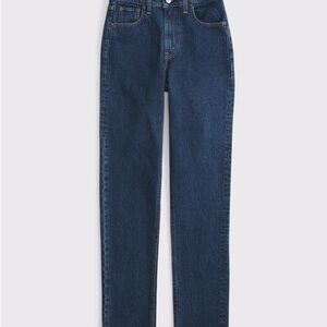 Abercrombie & Fitch Curve Love 90s Straight Jeans - Dark